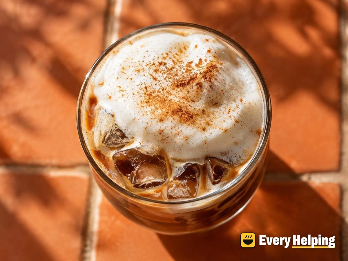 Honey Vanilla Iced Americano with Whipped Coconut