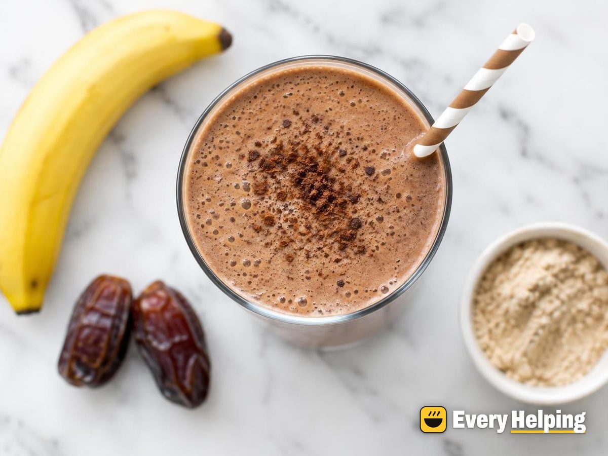 Iced Mocha Date Soy Protein Shake