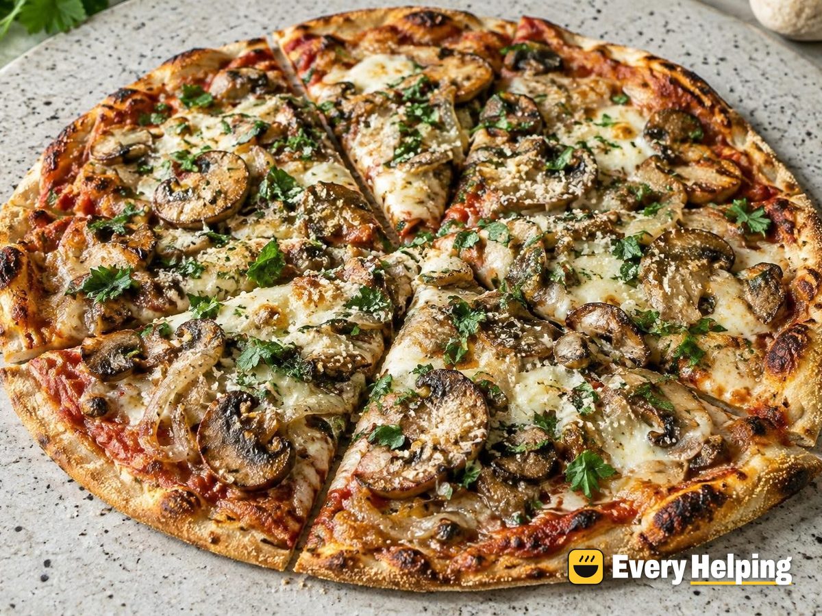 Thin-Crust Cold-Proofed Mushroom Thyme Pizzas
