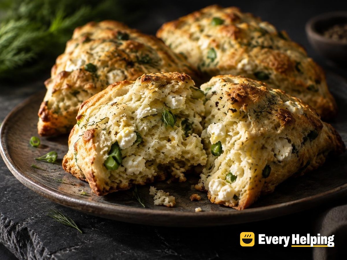 Feta Dill Black Pepper Yogurt Scones