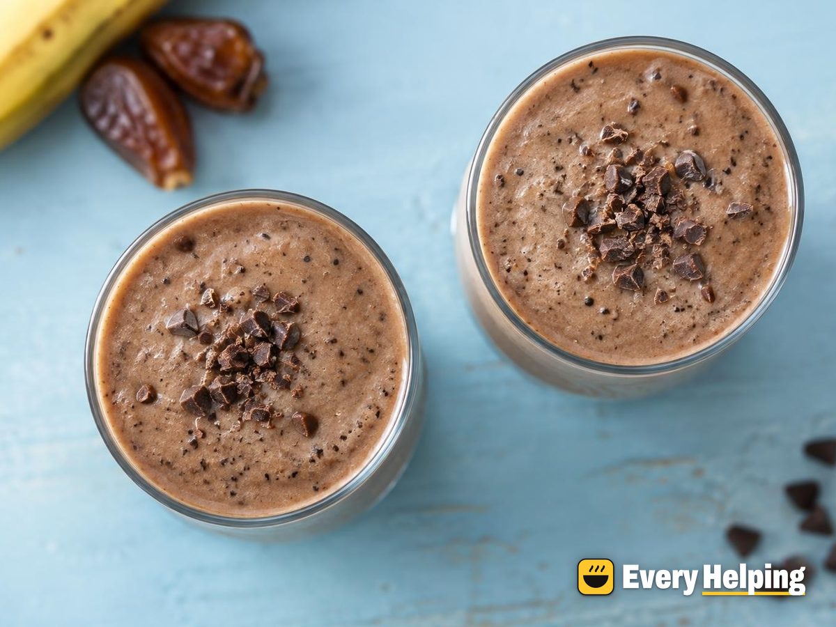 Frosty Mocha Banana Smoothie