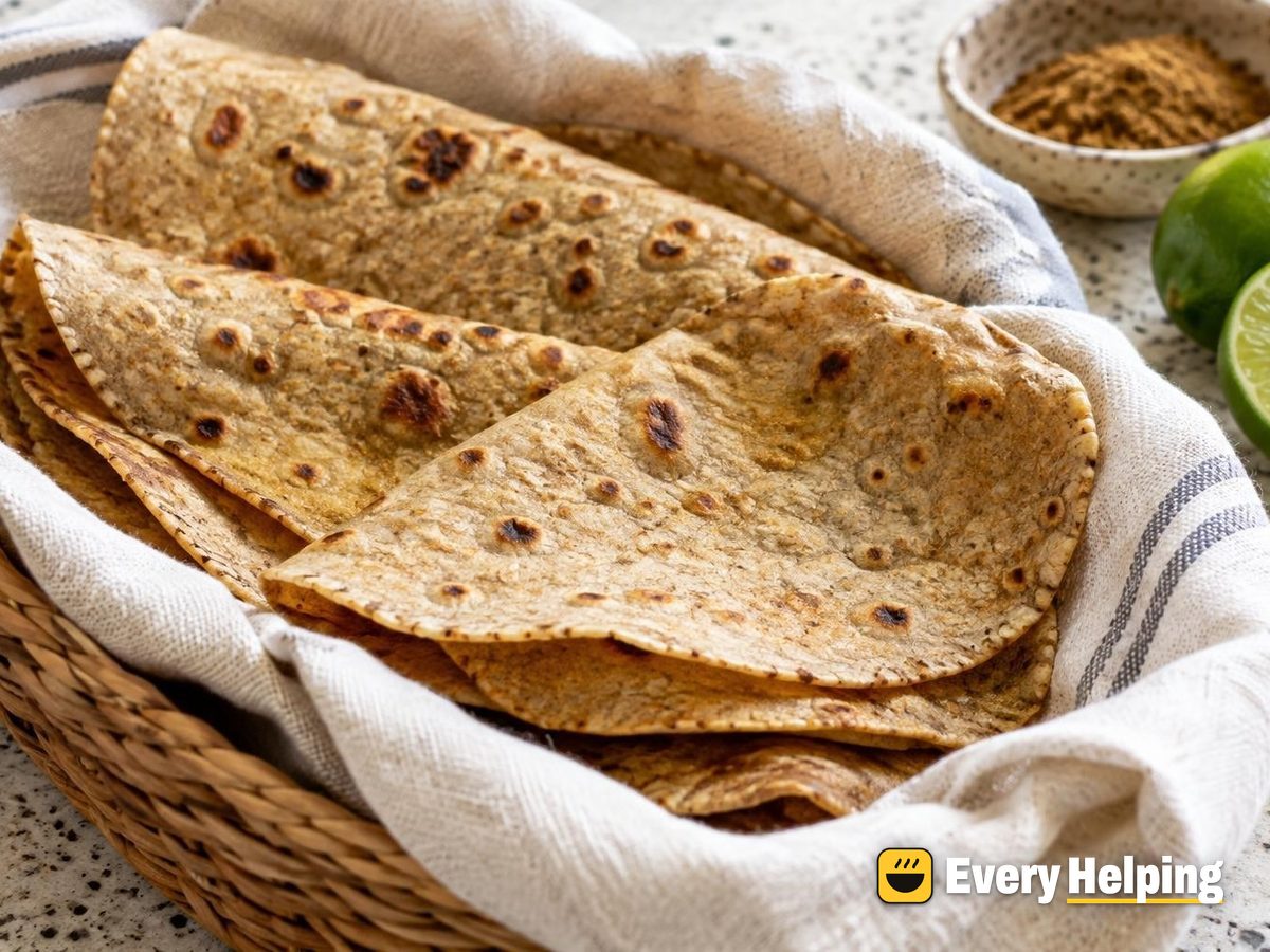 Toasted Cumin Spelt Tortillas with Lime