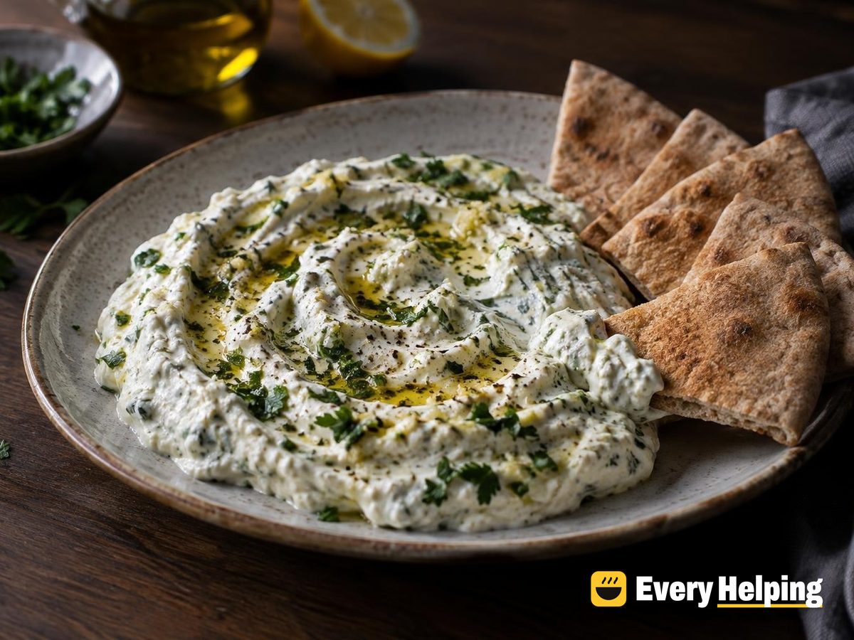 Strained 2% Greek Yogurt with Herbs and Garlic