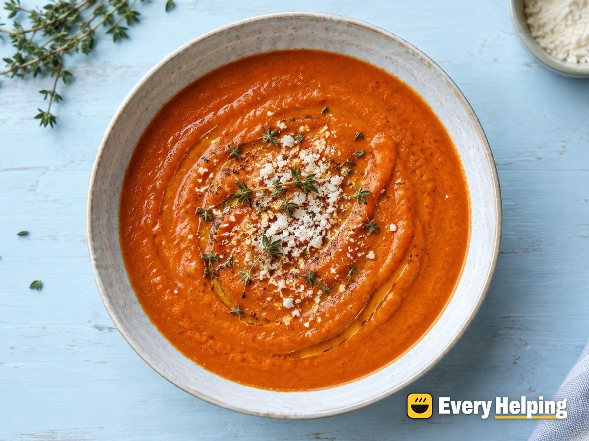 Roasted Red Pepper and Thyme Pasta Sauce