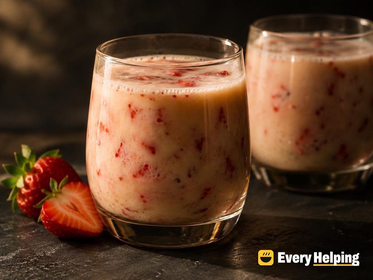 Strawberry Maple Green Tea Oat Latte