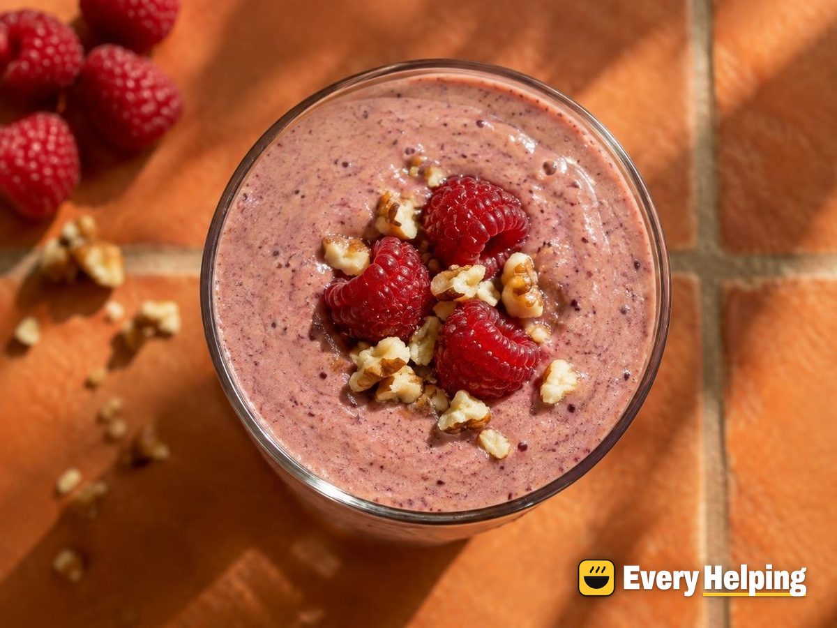 Chocolate Raspberry Almond Milk Protein Shake