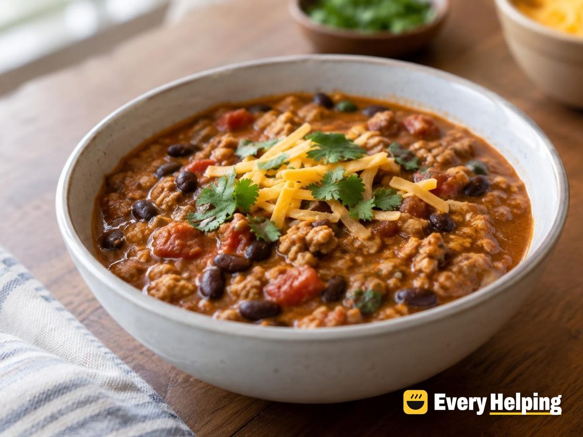 Slow Cooker Turkey Pumpkin Chili