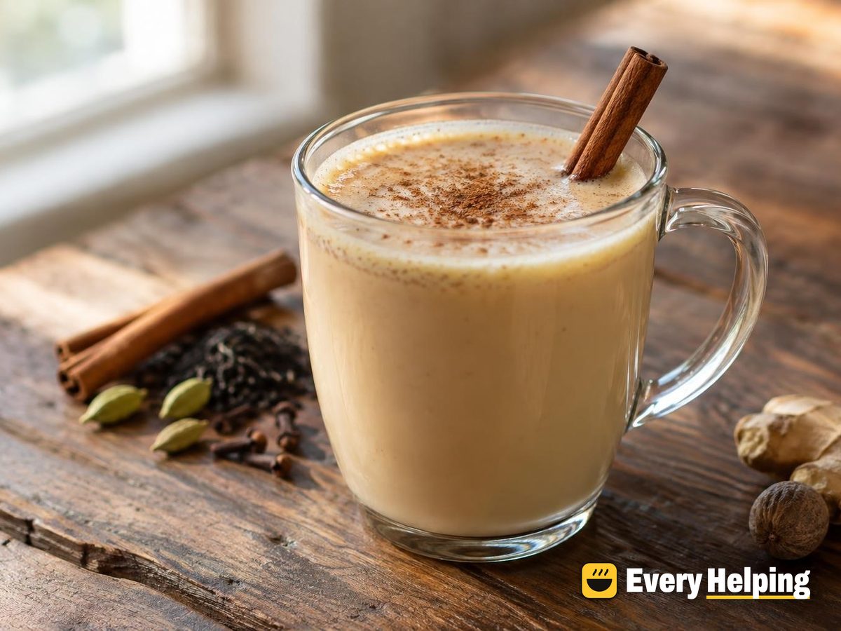 Hot Chai Spiced Eggnog