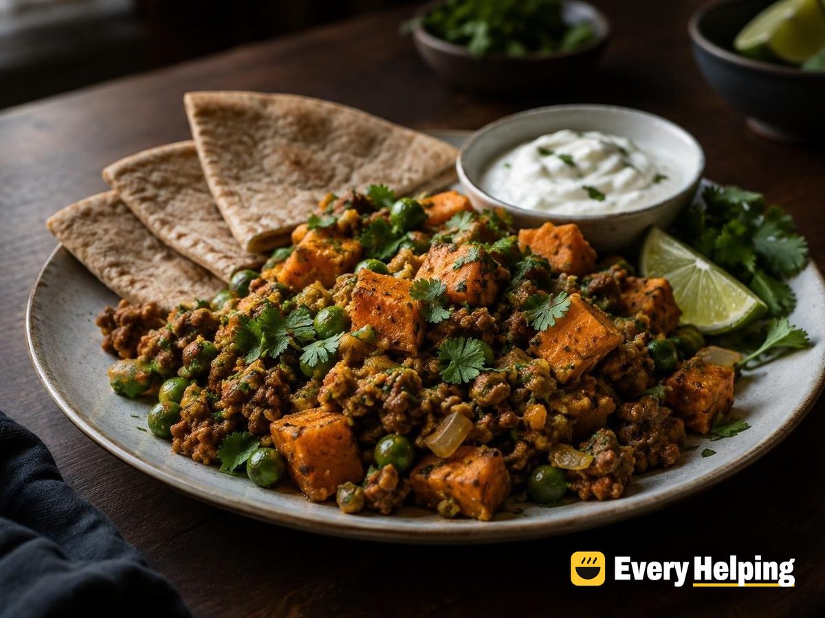 Sweet Potato and Ground Turkey Keema