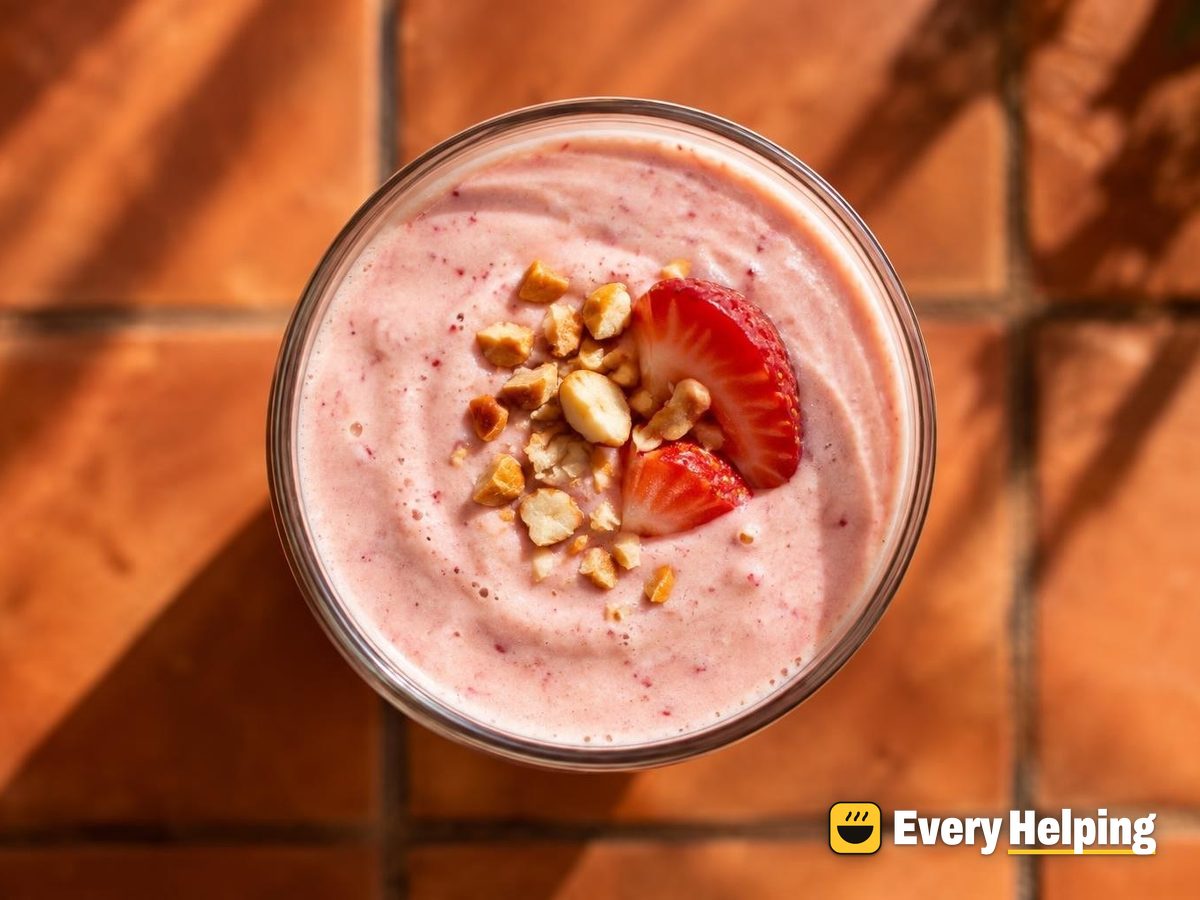 Vanilla Peanut Strawberry Shake