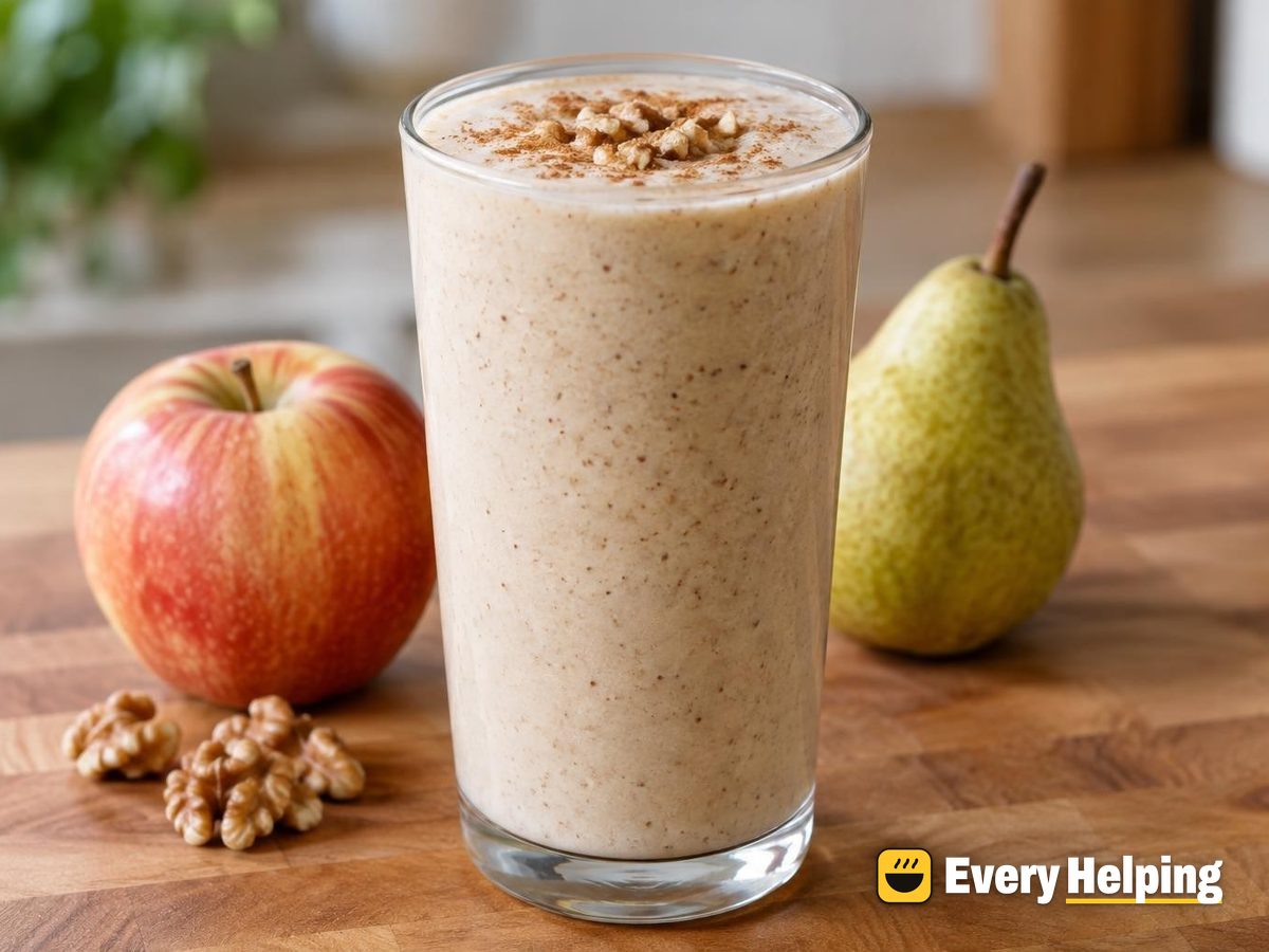 Spiced Apple Pear Pie Protein Smoothie