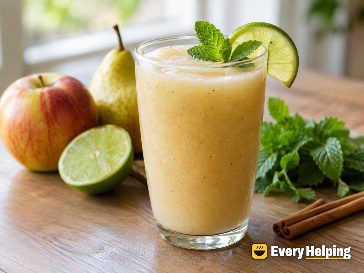 Spiced Pear-Apple Agua Fresca