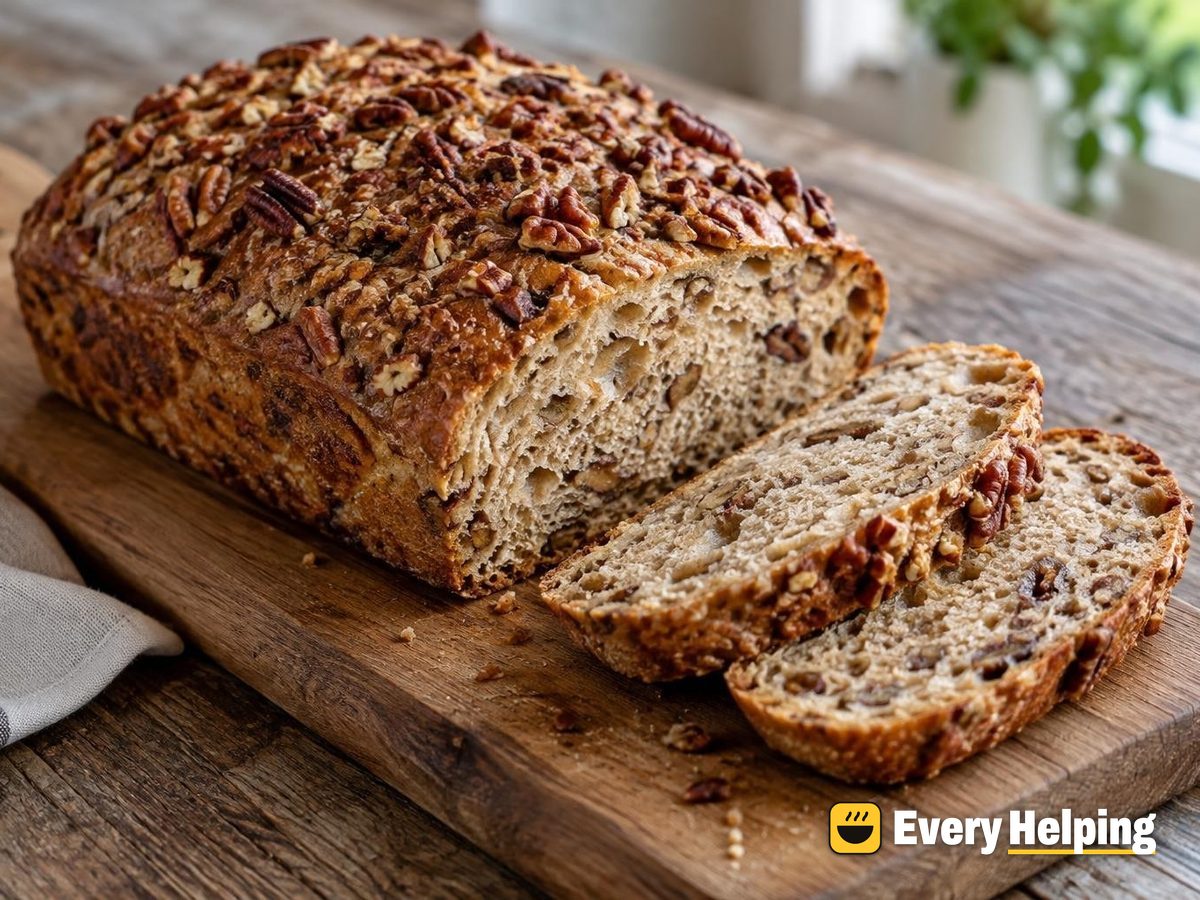 Toasted Pecan Whole Wheat Sourdough Focaccia