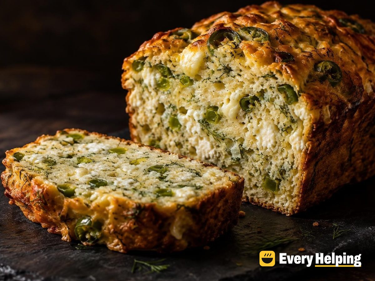 Jalapeño Dill Cottage Cheese Loaf