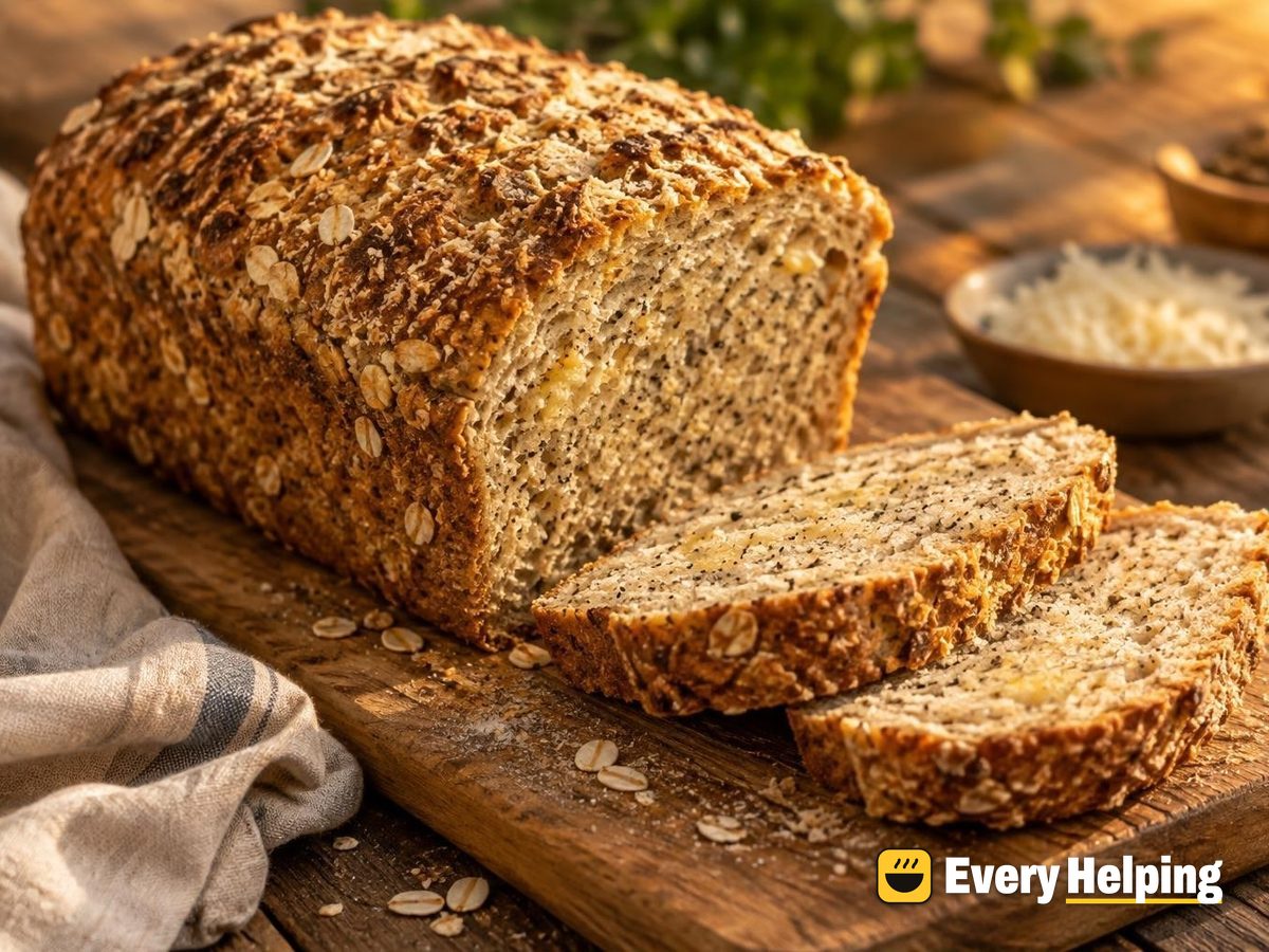 Parmesan Black Pepper Oat Whole Wheat Loaf