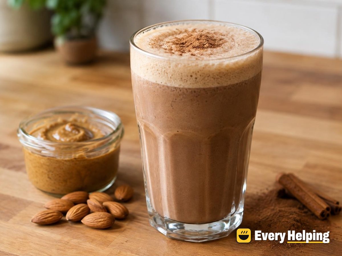 Almond Butter Cinnamon Mocha with Honey