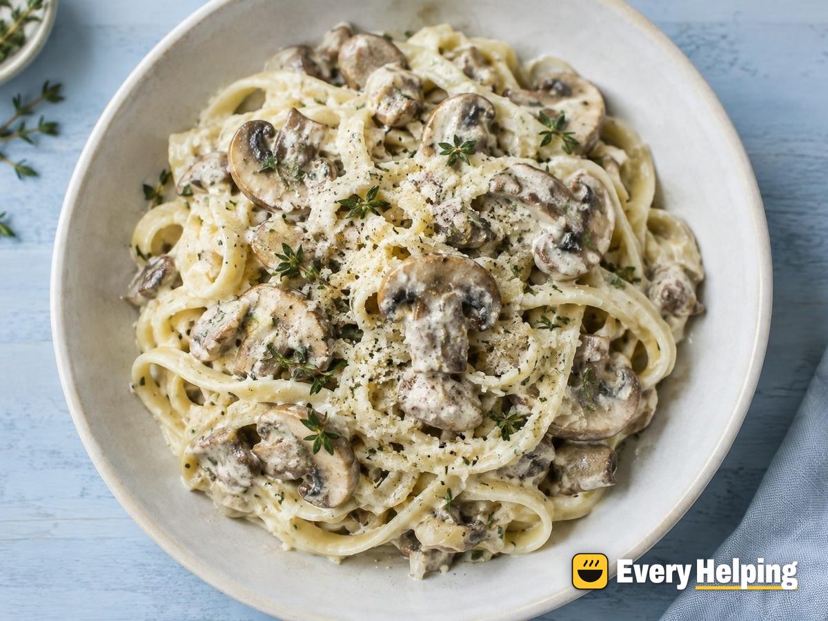 Mushroom Thyme Ricotta Cream Sauce