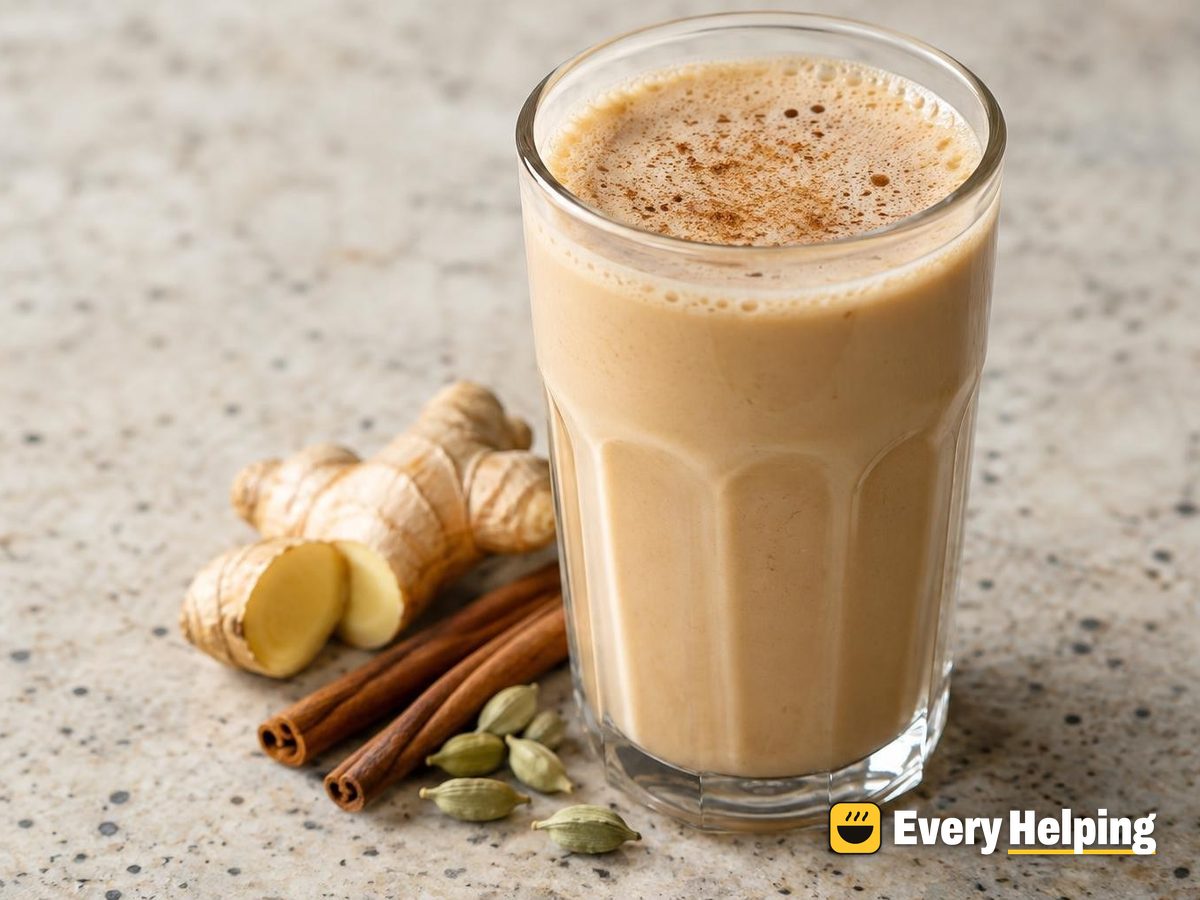 Spiced Black Tea Chai with Oat Milk