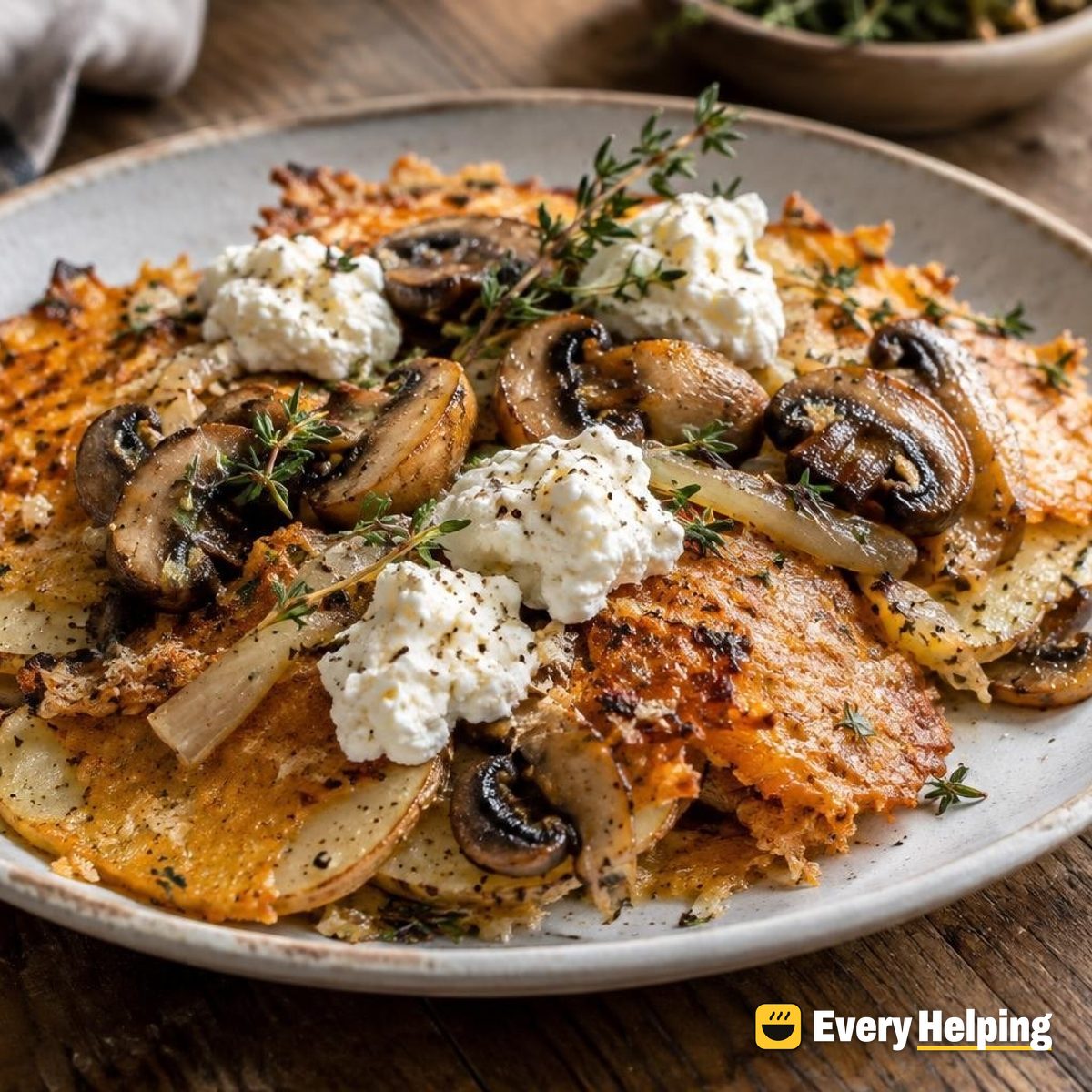 Sheet-Pan Parmesan Frico Potatoes with Ricotta