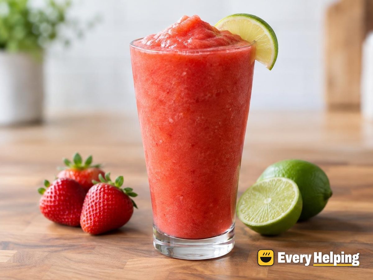 Frozen Strawberry Lime Daiquiri Mocktail