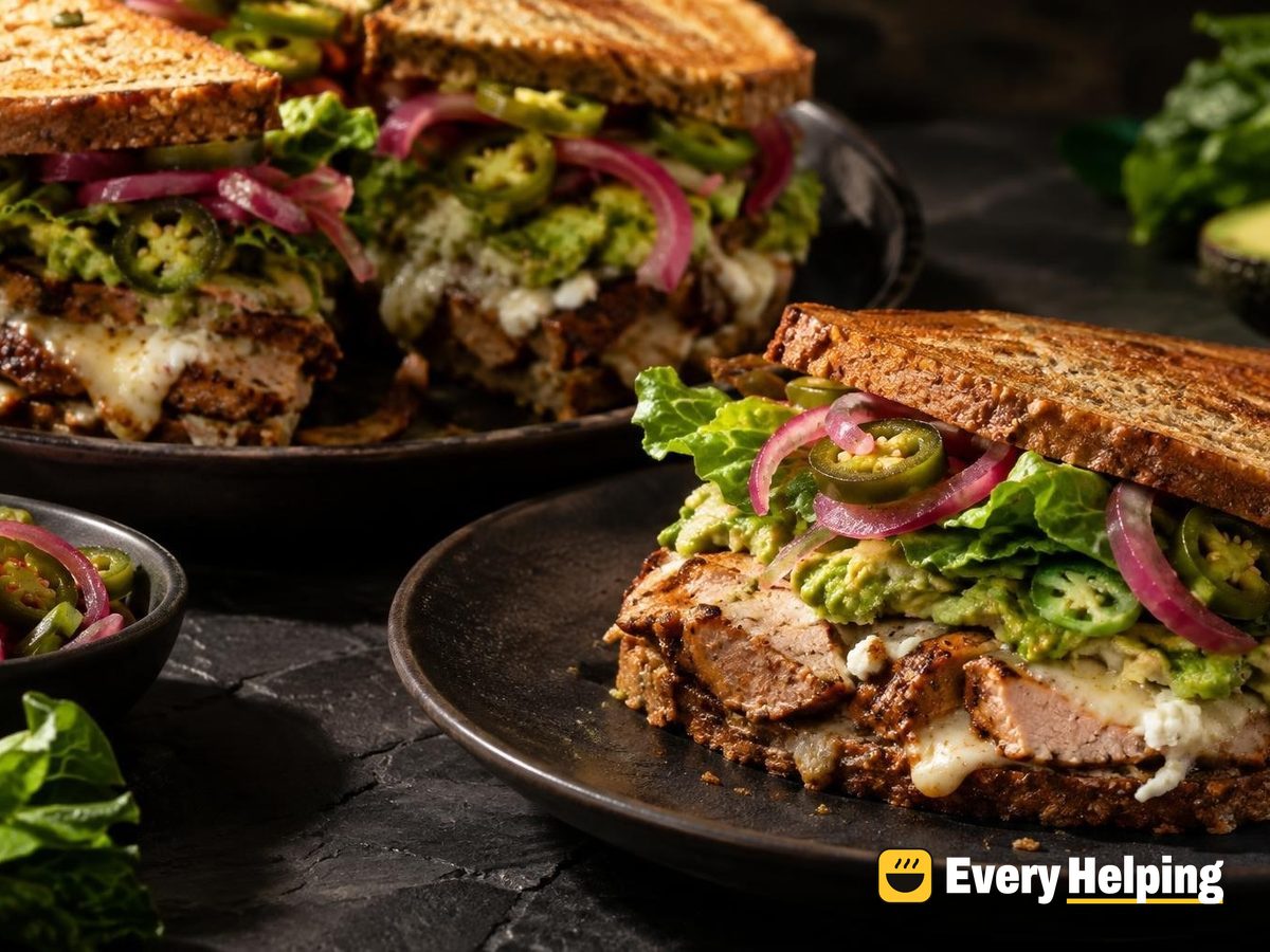 Pork Tenderloin Torta-Style Melts with Pickled Jalapeño