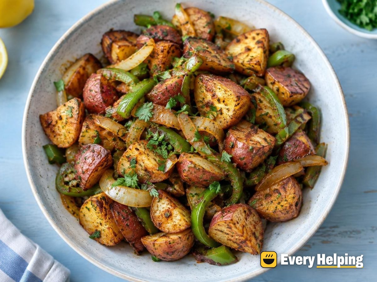 Smoky Paprika Skillet Potatoes with Peppers