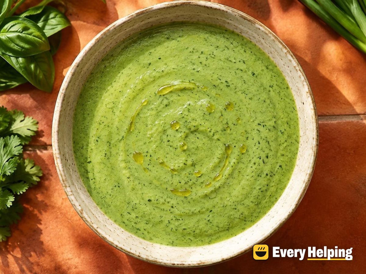 Blender Green Herb Tahini Dressing