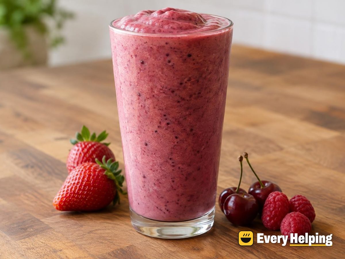 Strawberry Raspberry Cherry Vanilla Smoothie
