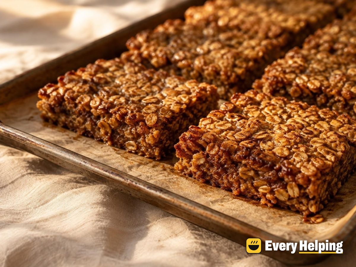 Brown Butter Maple Oat Flapjacks