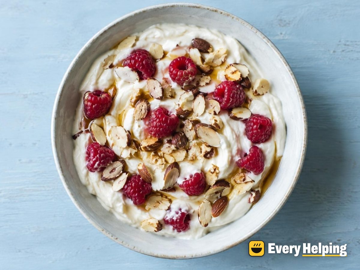 Maple-Vanilla Greek Yogurt with Toasted Almonds