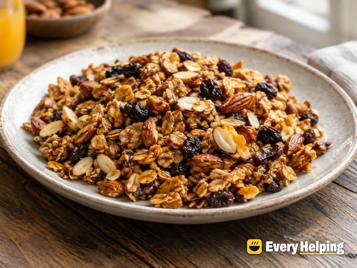 Orange Maple Pumpkin Spice Almond Granola