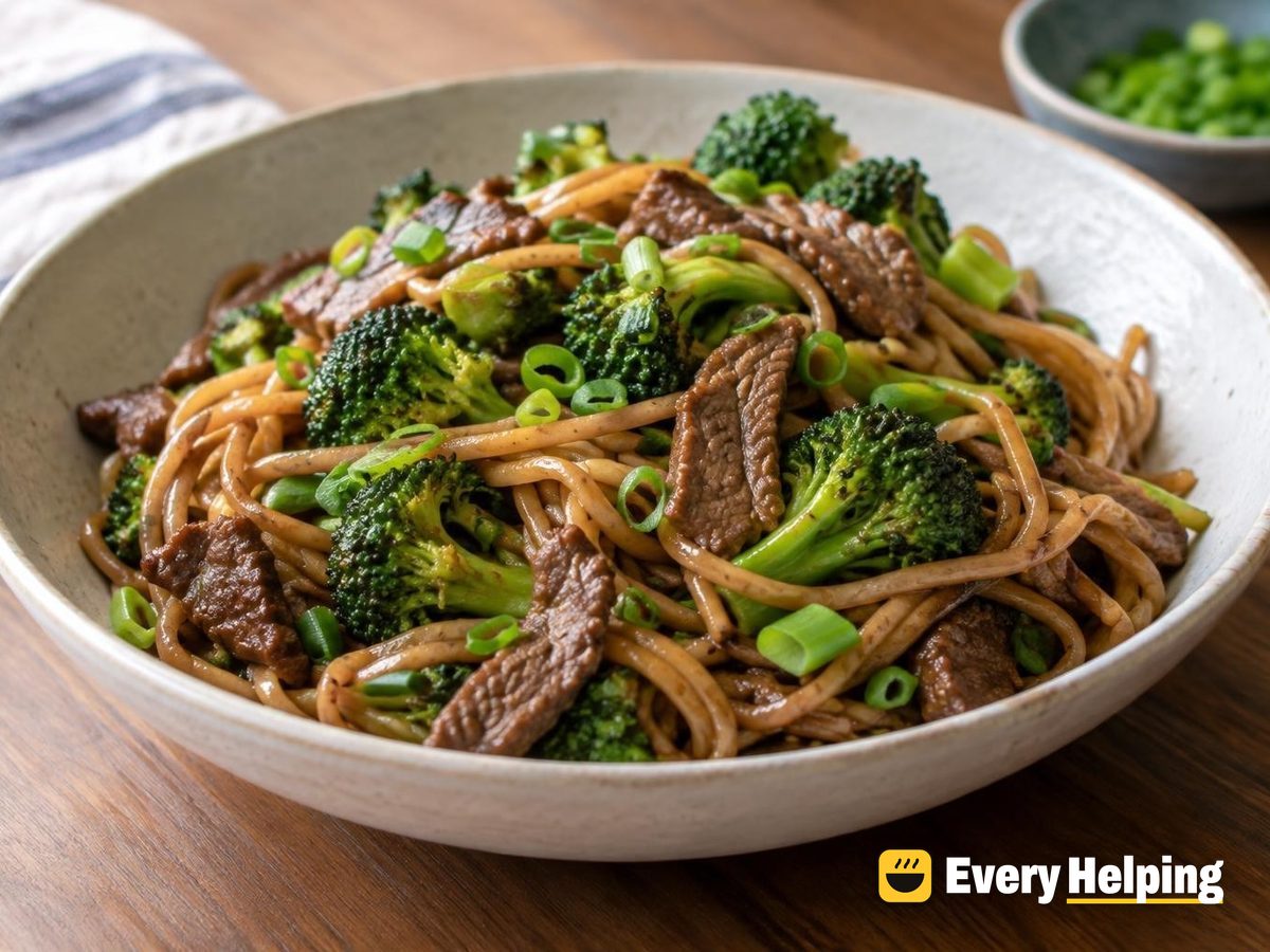 Beef and Broccoli Lo Mein