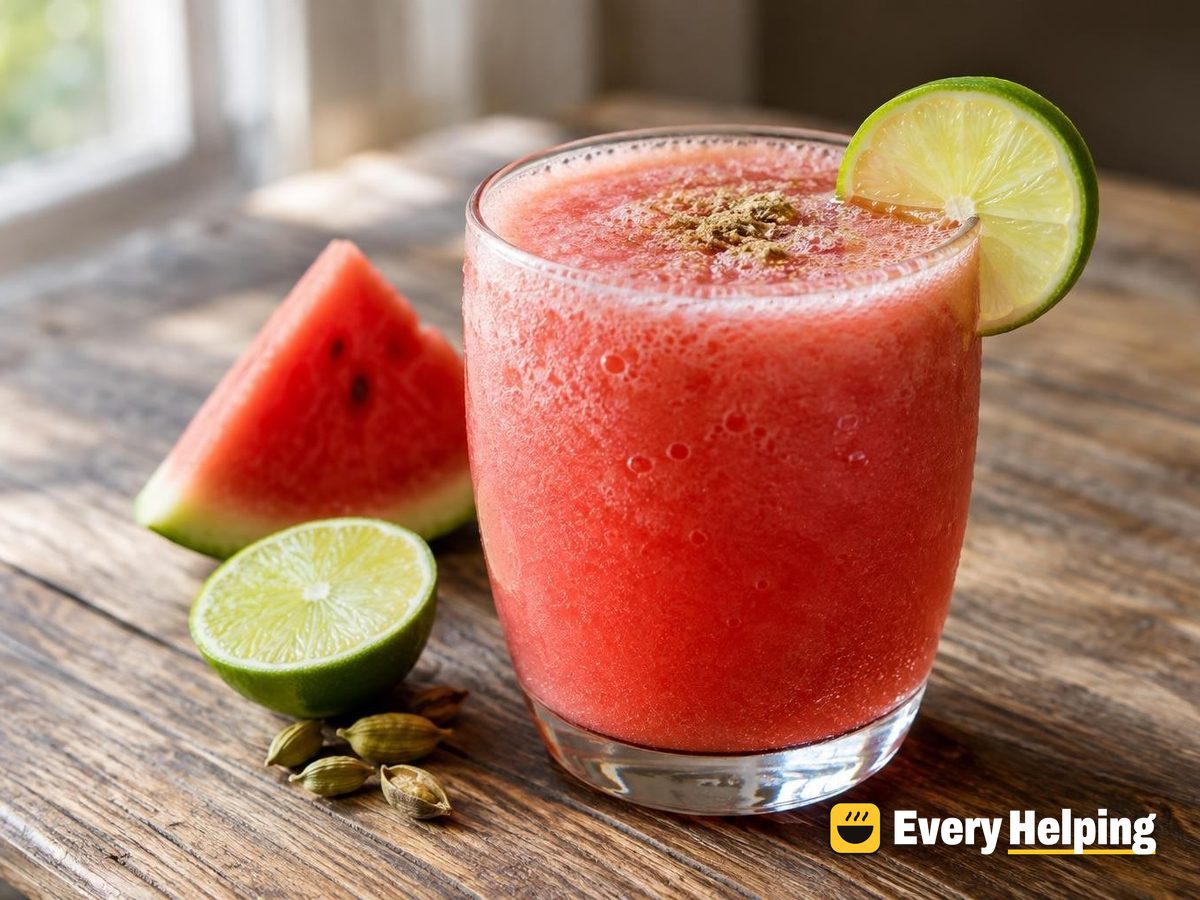 Watermelon Cardamom Lime Agua Cooler