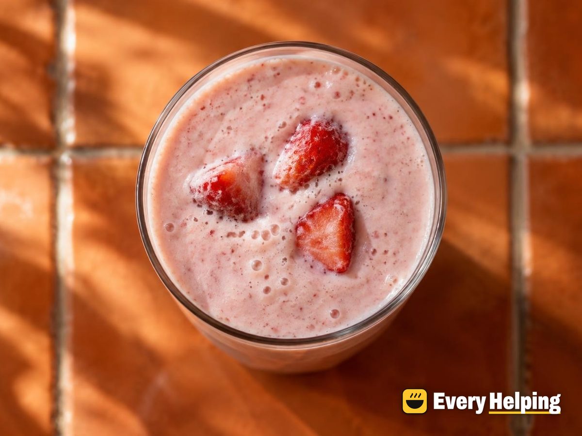 Vanilla Strawberry Oat Soy Protein Shake