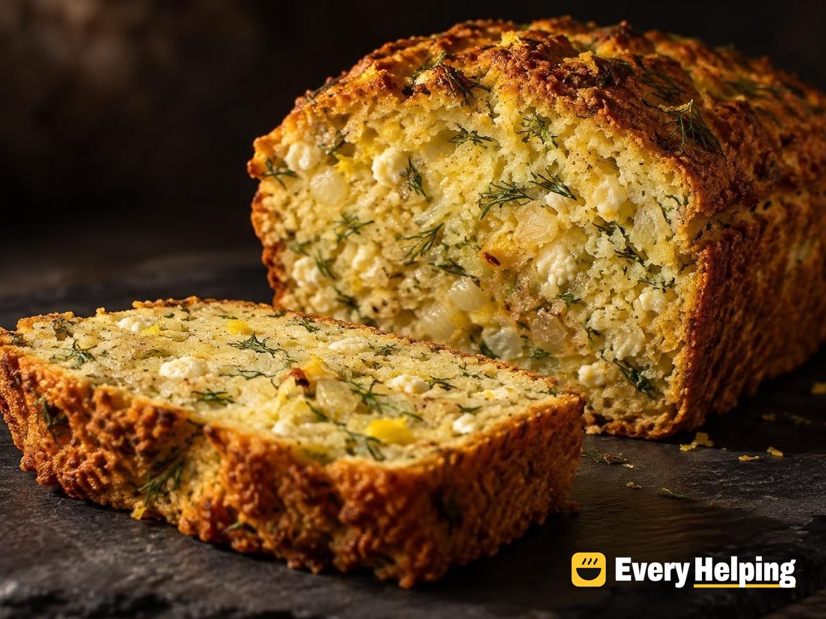 Dill Cornmeal Cottage Cheese Loaf with Onion