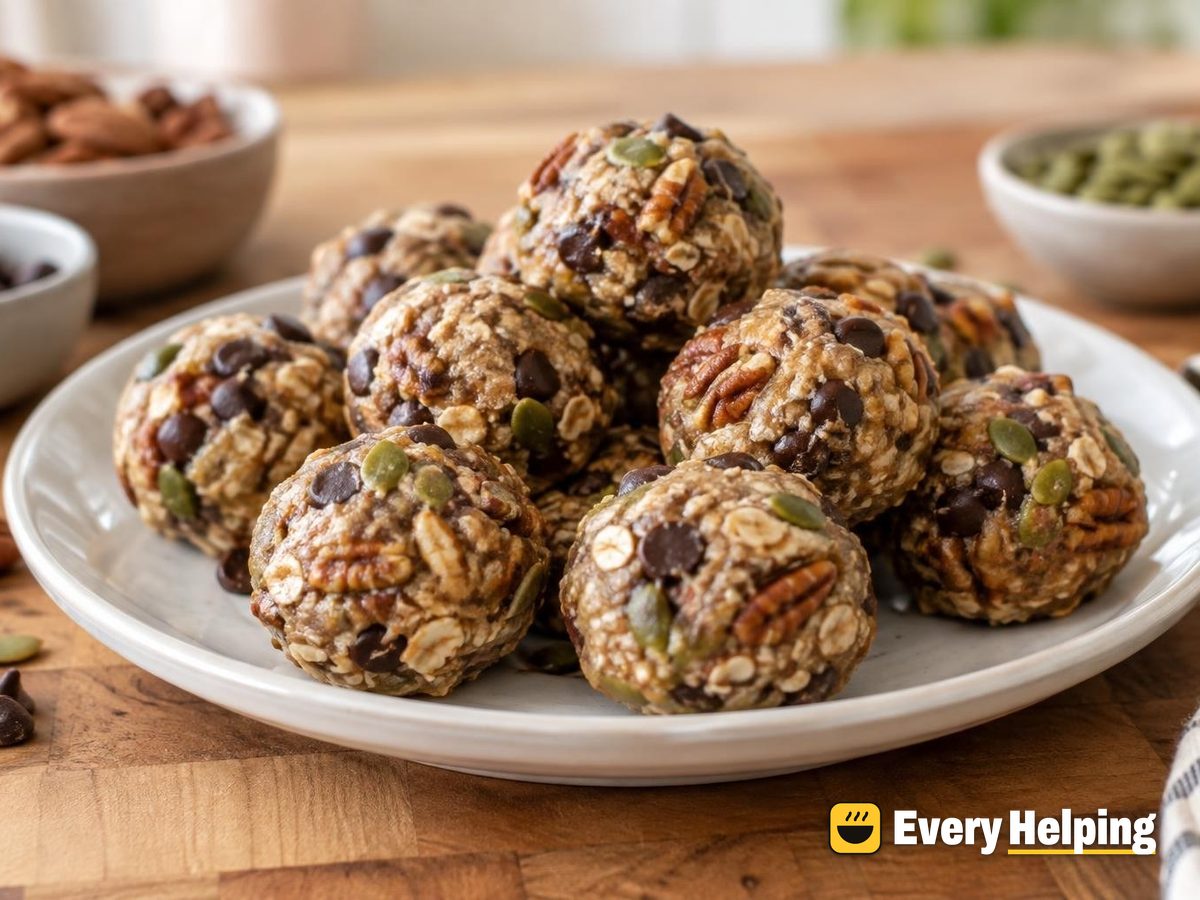 Vanilla Pecan Chocolate Truffle Bites