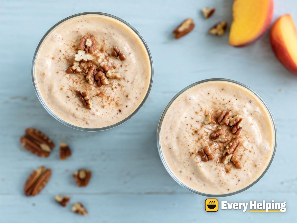 Vanilla Peach Pecan Protein Shake