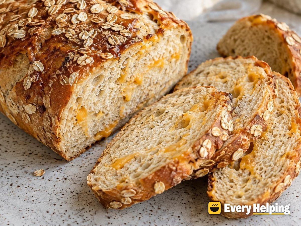 Oat Porridge Cheddar Sourdough Sandwich Batard