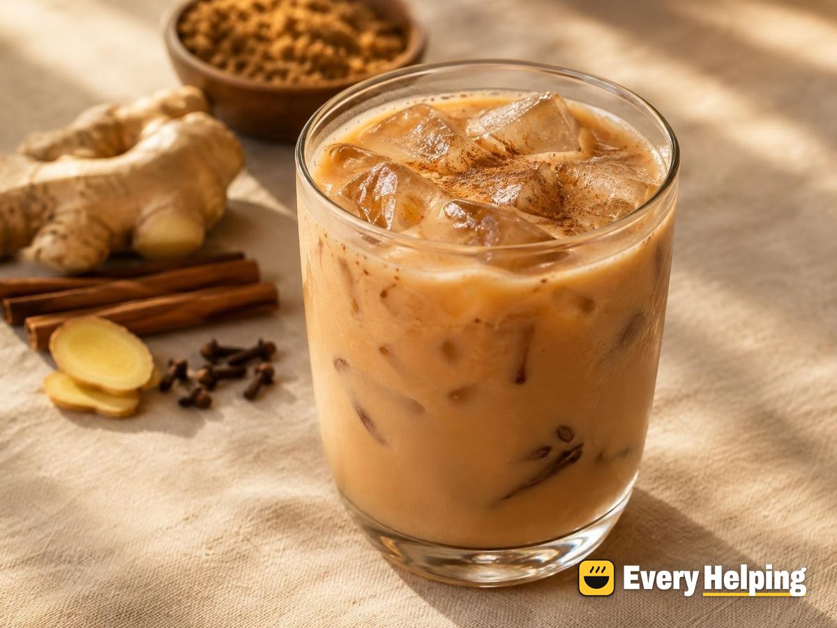 Iced Ginger Chai Black Tea Latte