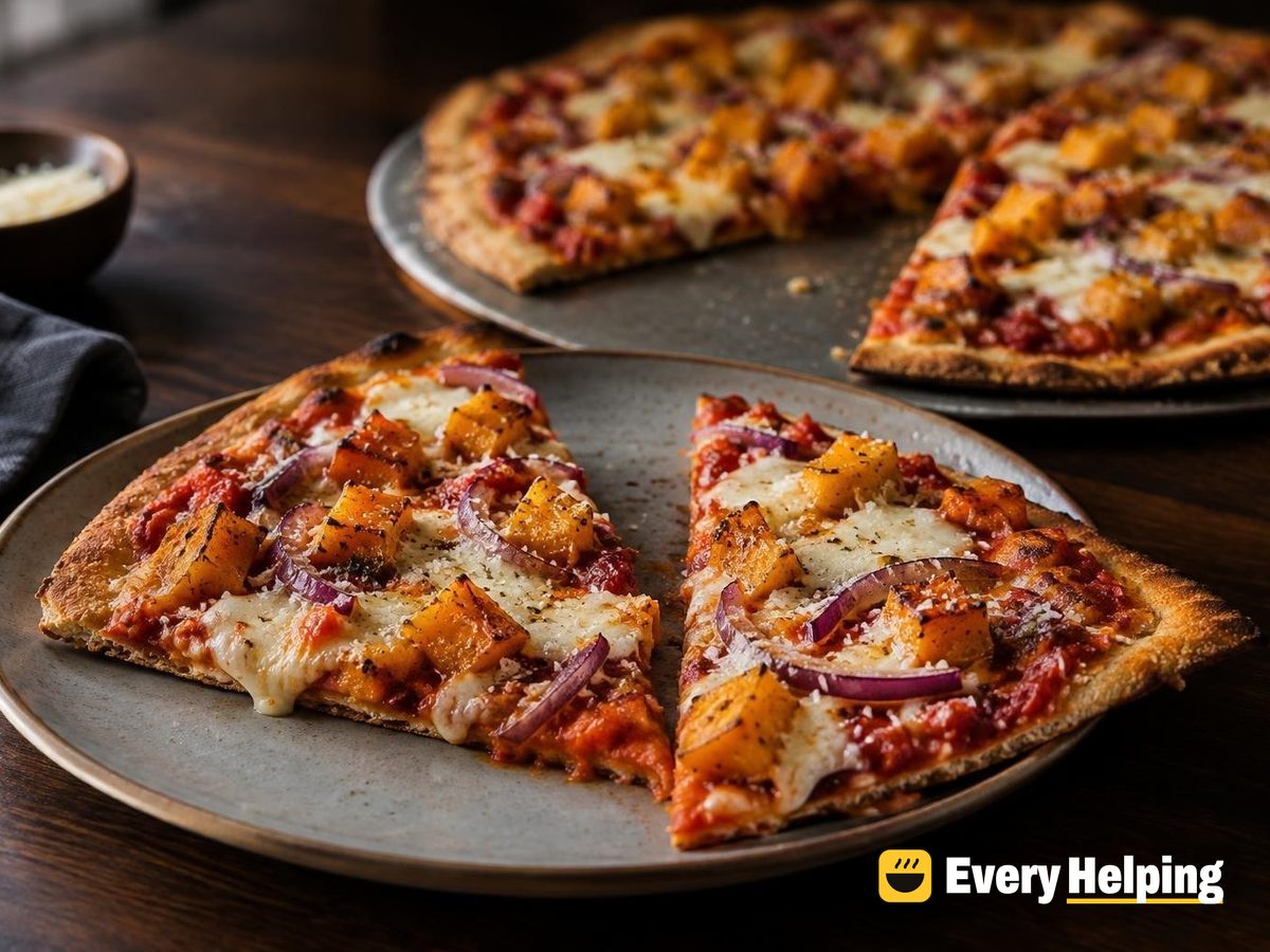 Thin-Crust Roasted Butternut Parmesan Pizzas