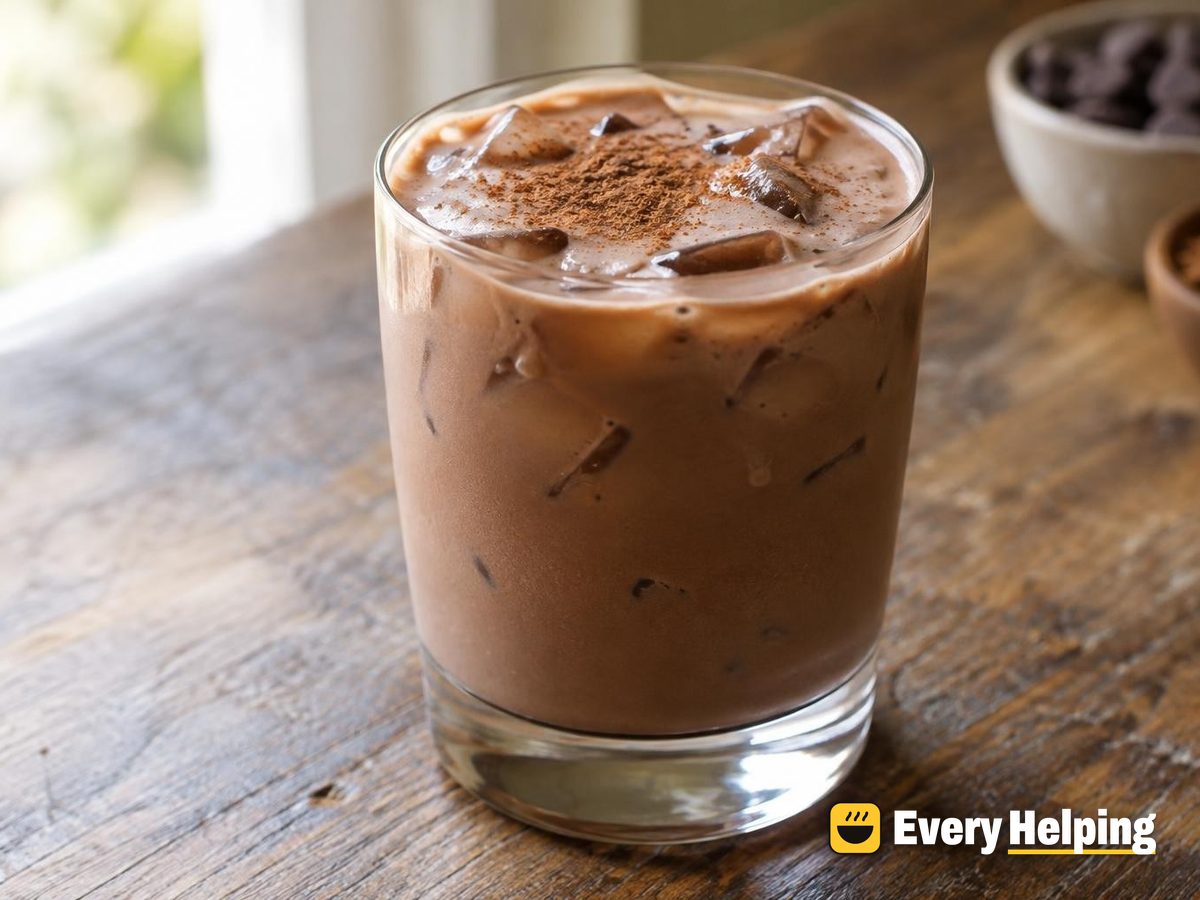 Chilled Chocolate Eggnog