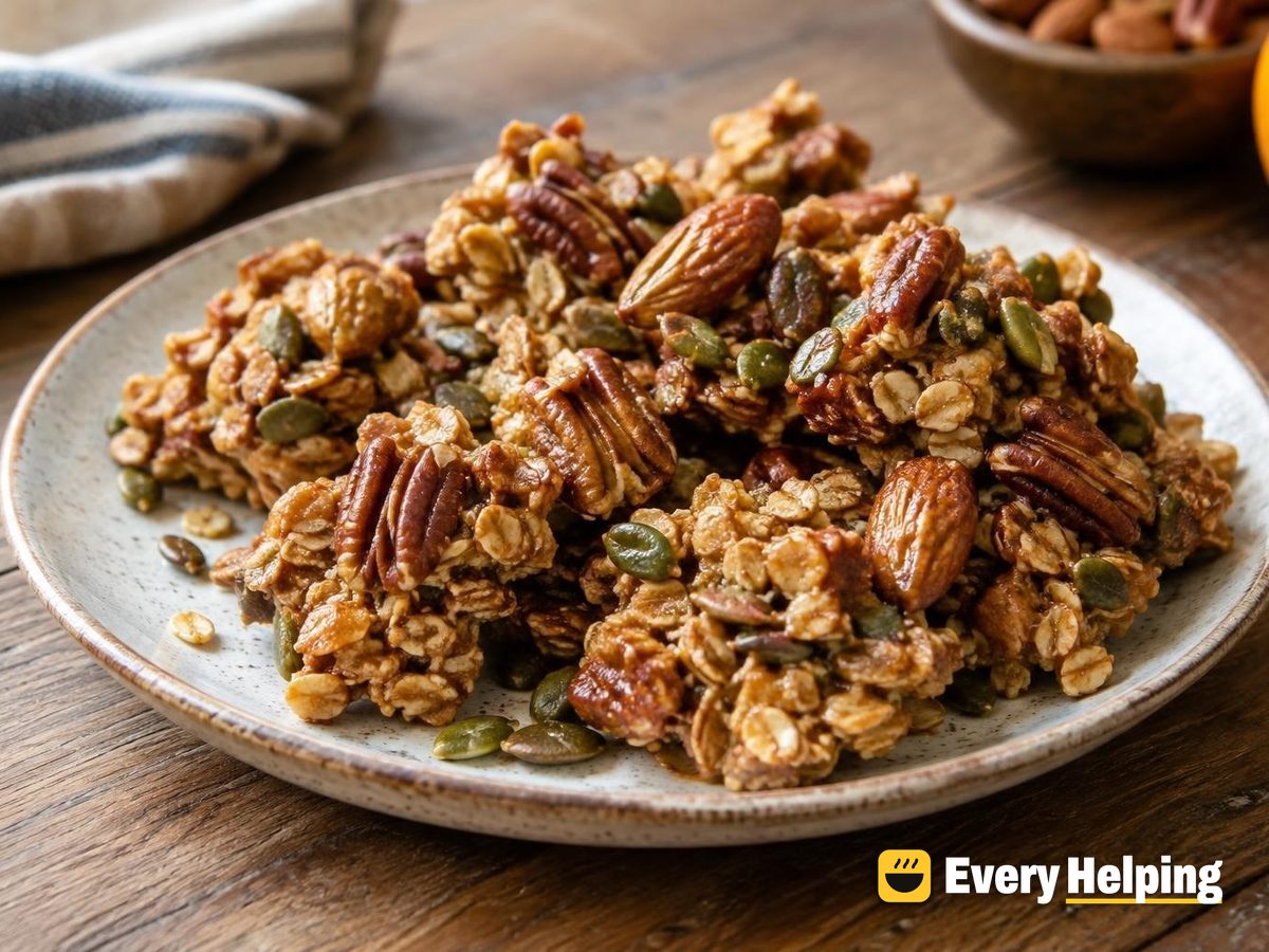 Skillet Nutty Maple Pecan Almond Crunch