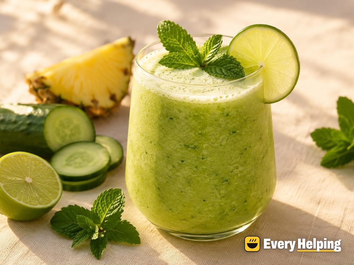 Cucumber Mint Pineapple Lime Cooler