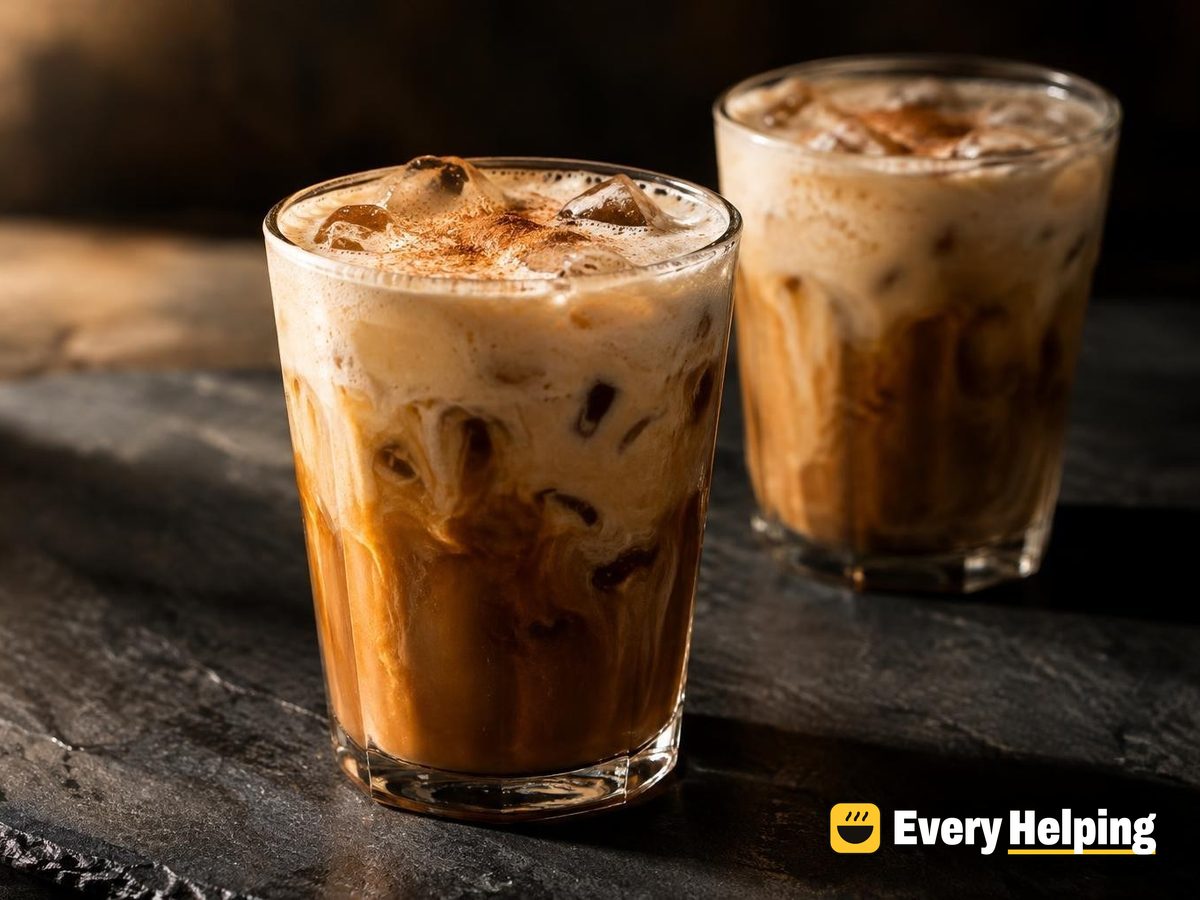 Honey Almond Cinnamon Iced Oat Latte
