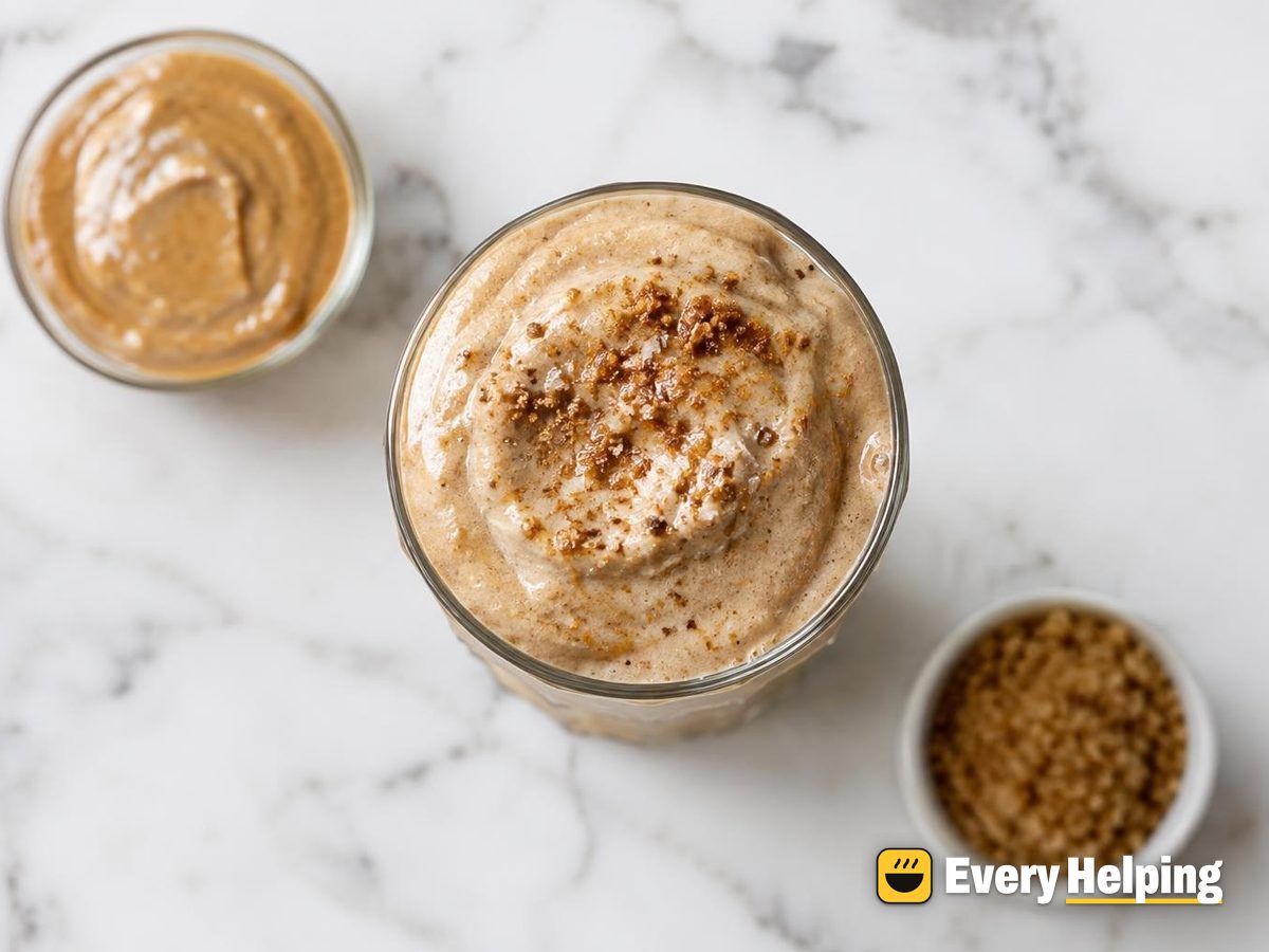 Brown Sugar Almond Butter Coffee Frappé