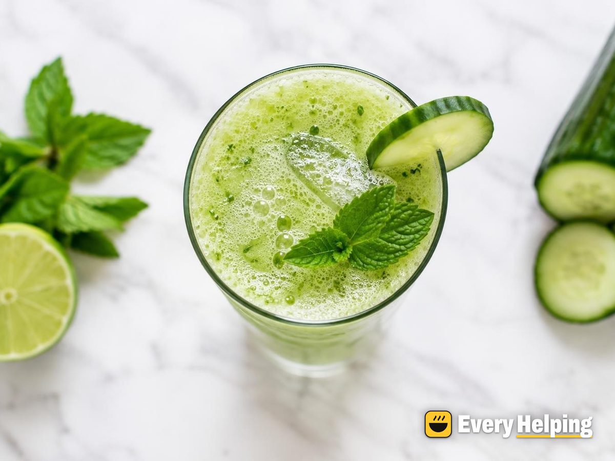 Sparkling Cucumber Mint Lime Cooler