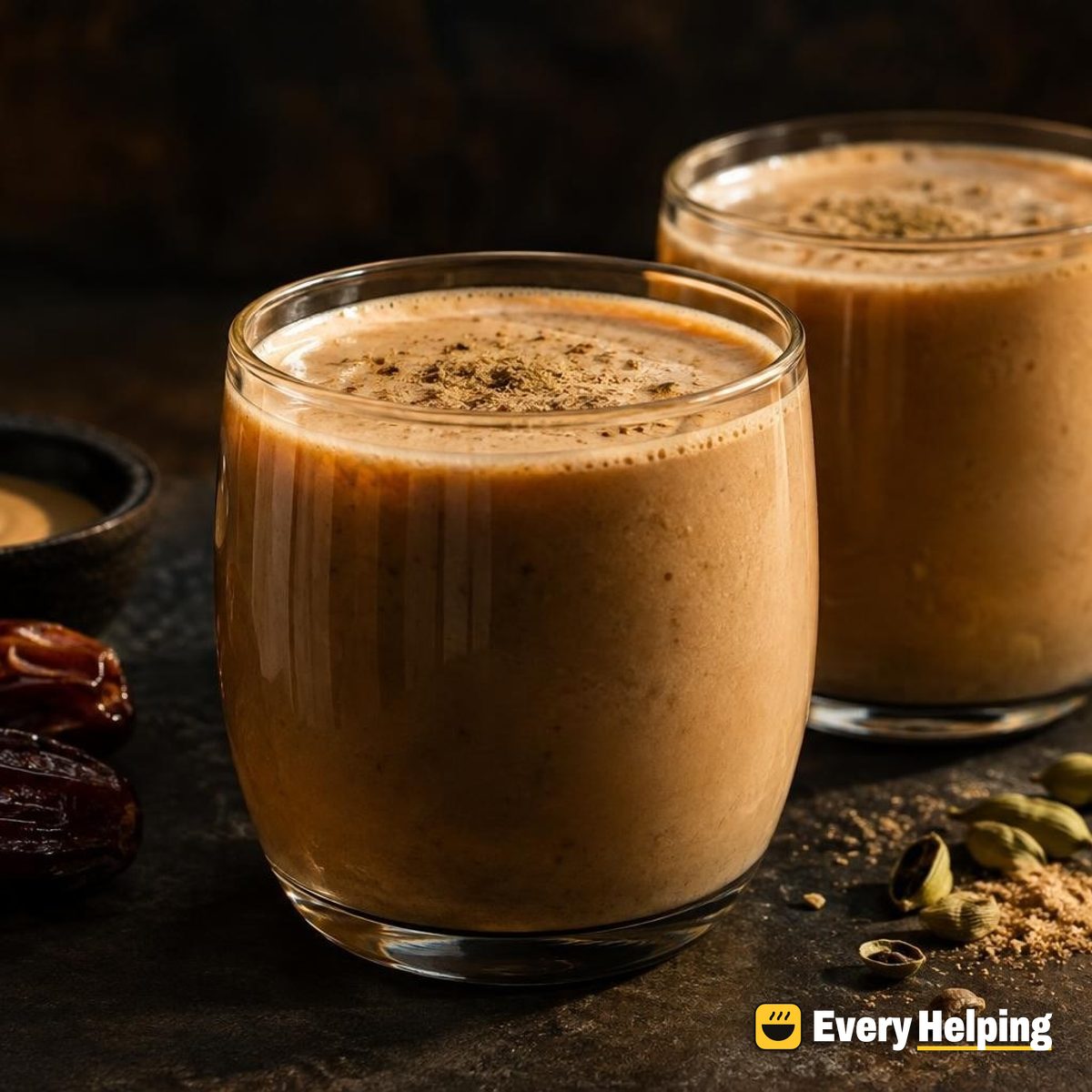 Tahini Date Cardamom Soy Chai