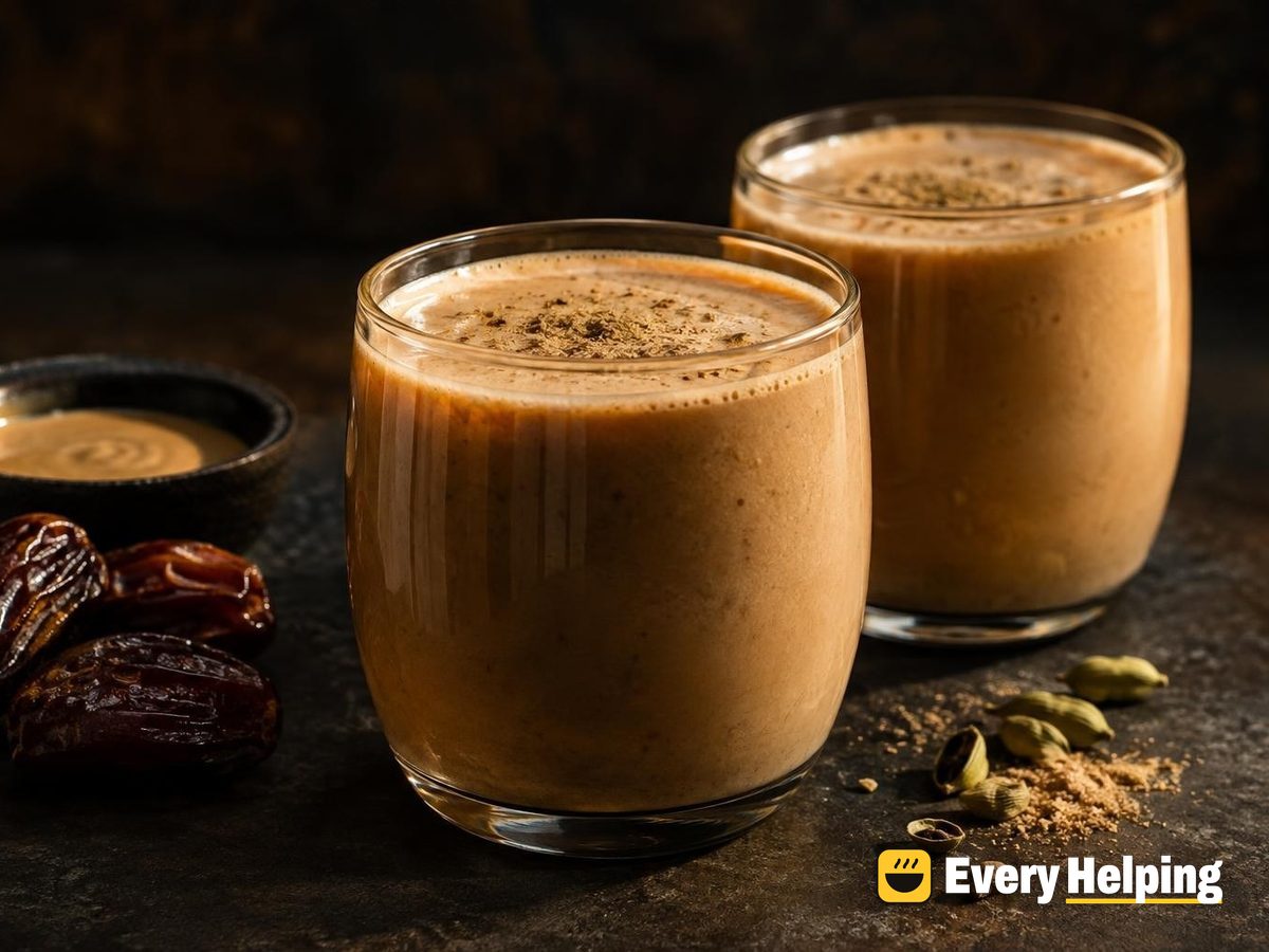 Tahini Date Cardamom Soy Chai