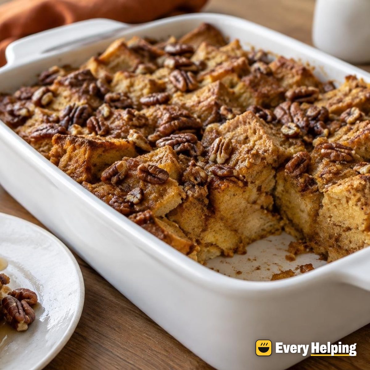 Overnight Pumpkin Spice French Toast Bake
