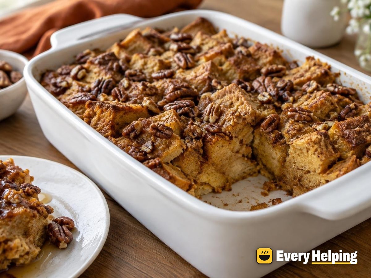 Overnight Pumpkin Spice French Toast Bake